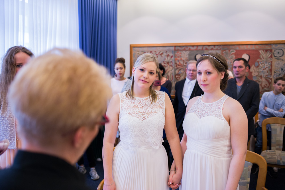 Hochzeit im Standesamt Wandsbek und Ohlendorffsche Villa in Volksdorf